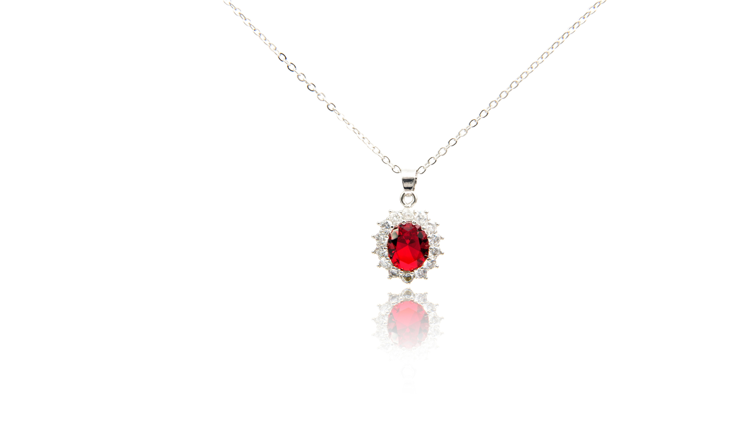 Ruby Heart Pendant